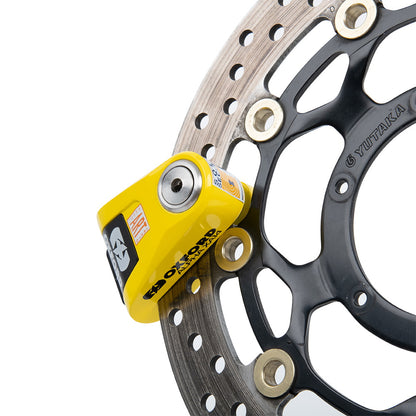 Oxford Alpha XA14 Alarm Disc Lock Yellow/Black