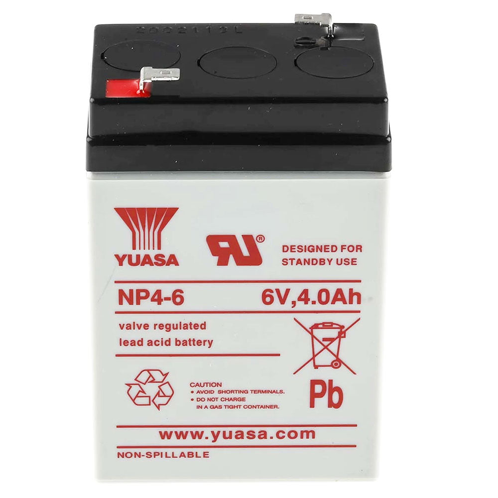 Yuasa NP4-6 6V 4Ah NP4-6 NP4.5-6 6v 4.5Ah Battery