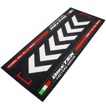 BikeTek Series 7 Garage Mat Italian Flag 190 x 80cm