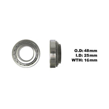 Steering Head Stock Taper Race Bearing (Single) Size 25x48x16mm