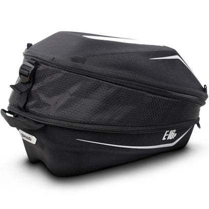 SHAD X0SE16P Pin System Tanklock Expandable Tank Bag Black 11-15L