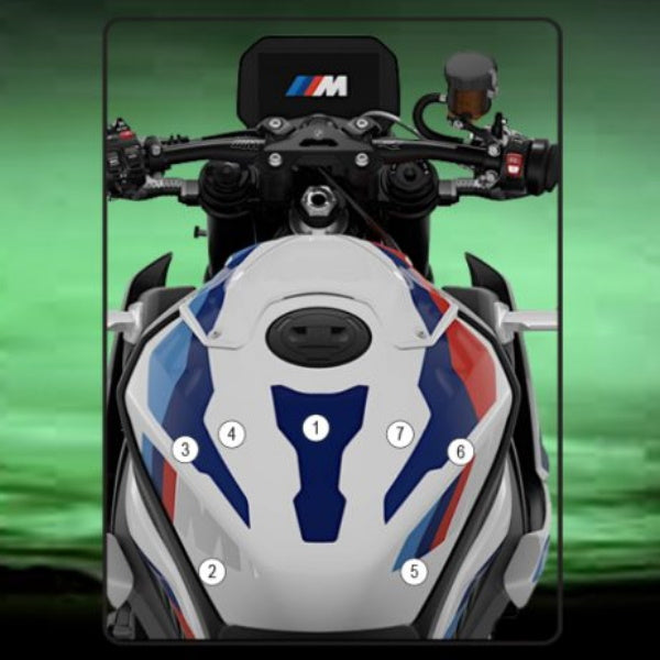 BMW M 1000 R 2023 Eazi-Grip Tank Paint Protection Kit Matte