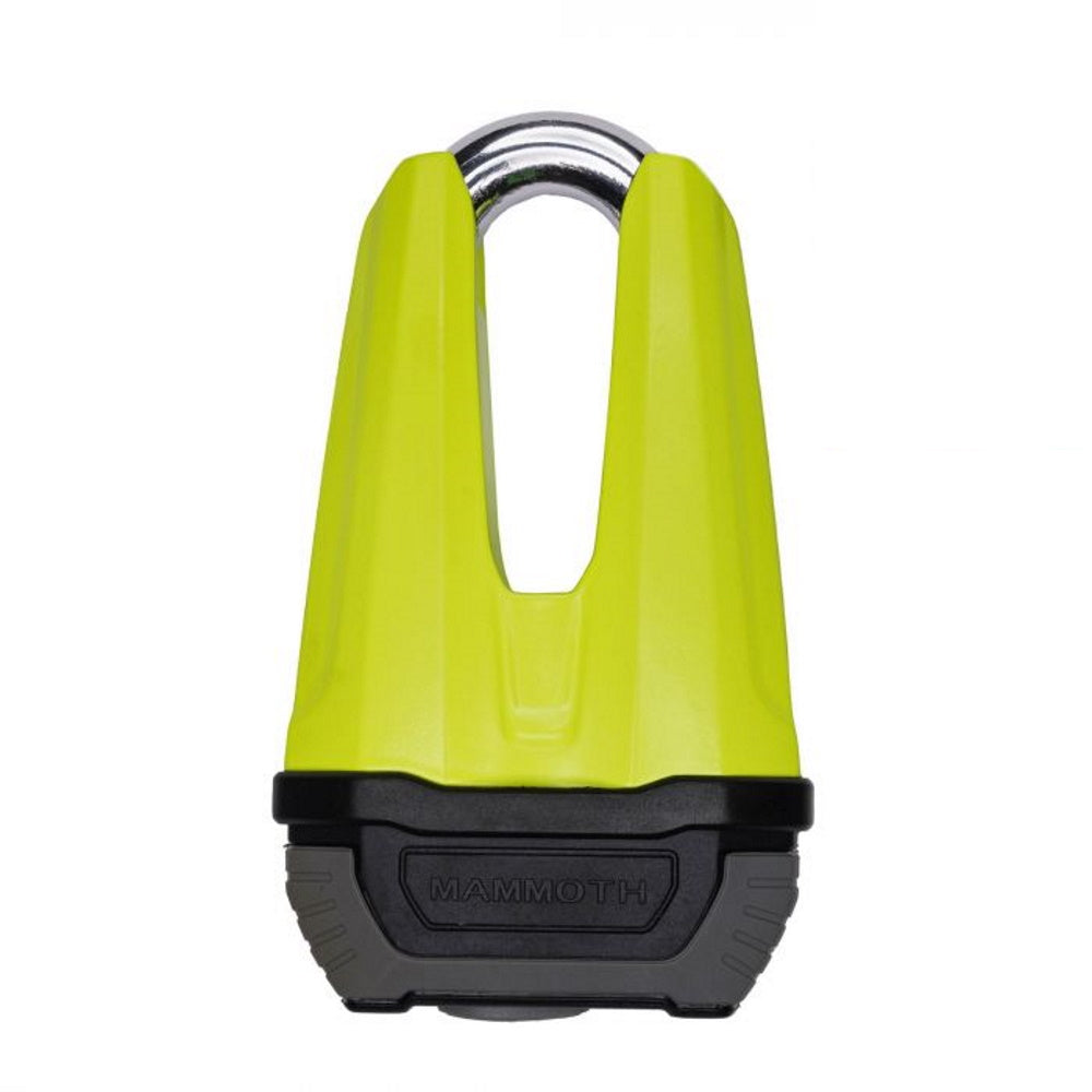 Mammoth Security Renegade Disc Lock 13mm Fluoro Yellow