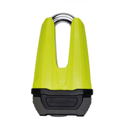 Mammoth Security Renegade Disc Lock 13mm Fluoro Yellow
