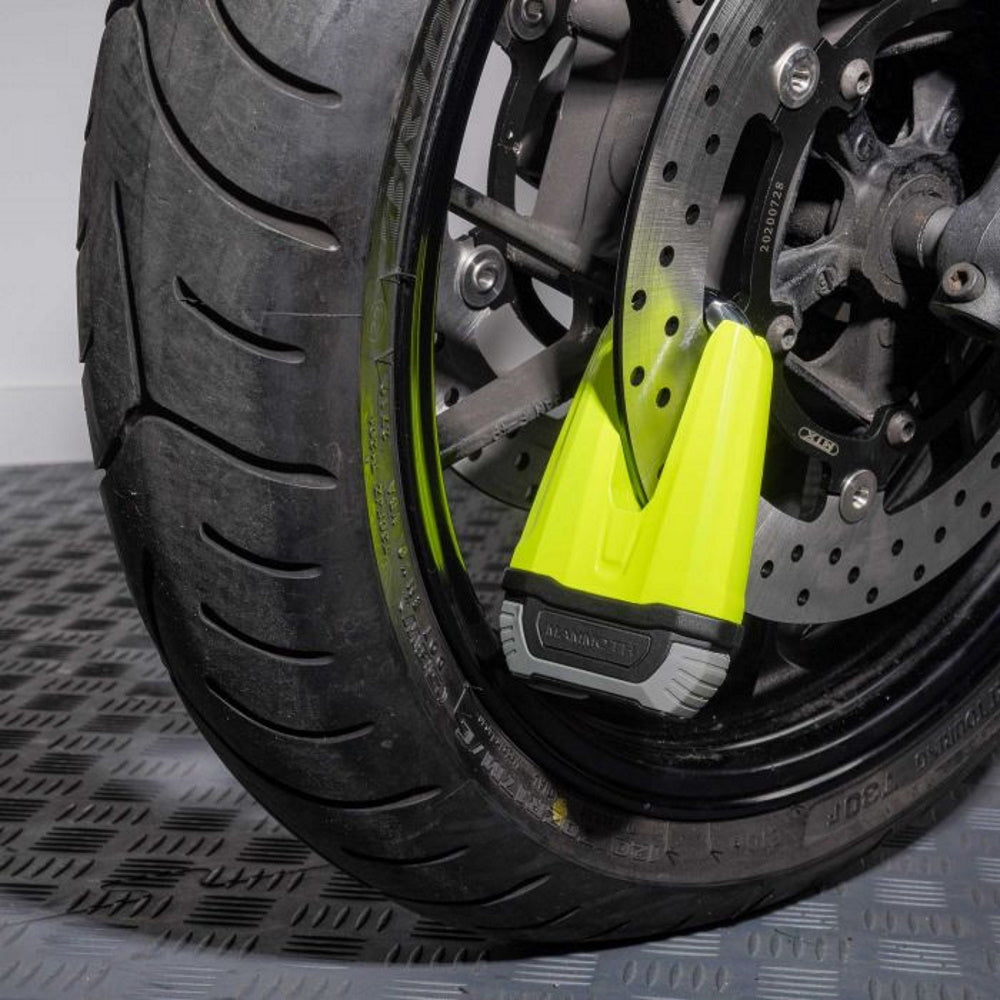 Mammoth Security Renegade Disc Lock 13mm Fluoro Yellow