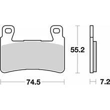 SBS 734HF Brake Pads Organic