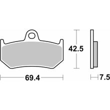 SBS 763HF Brake Pads Organic