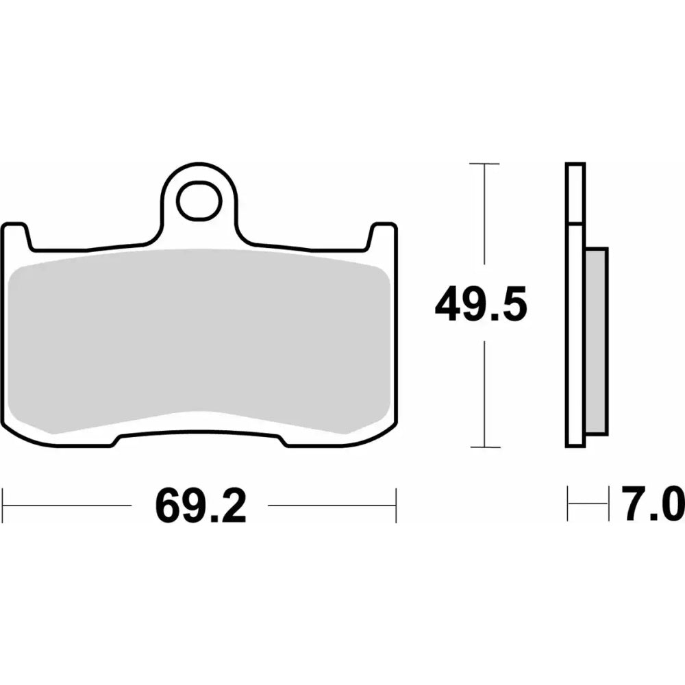 SBS 782HS Brake Pads Sinter