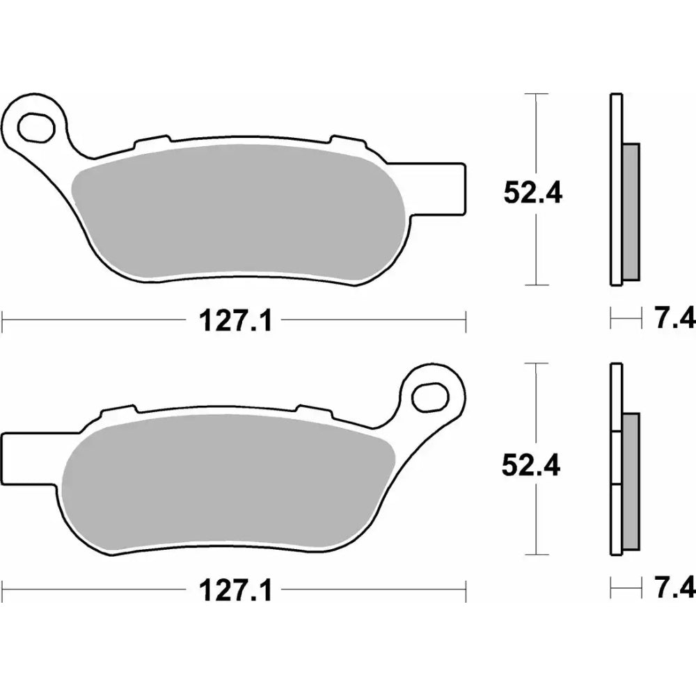 SBS 854H.LS Brake Pads Sinter