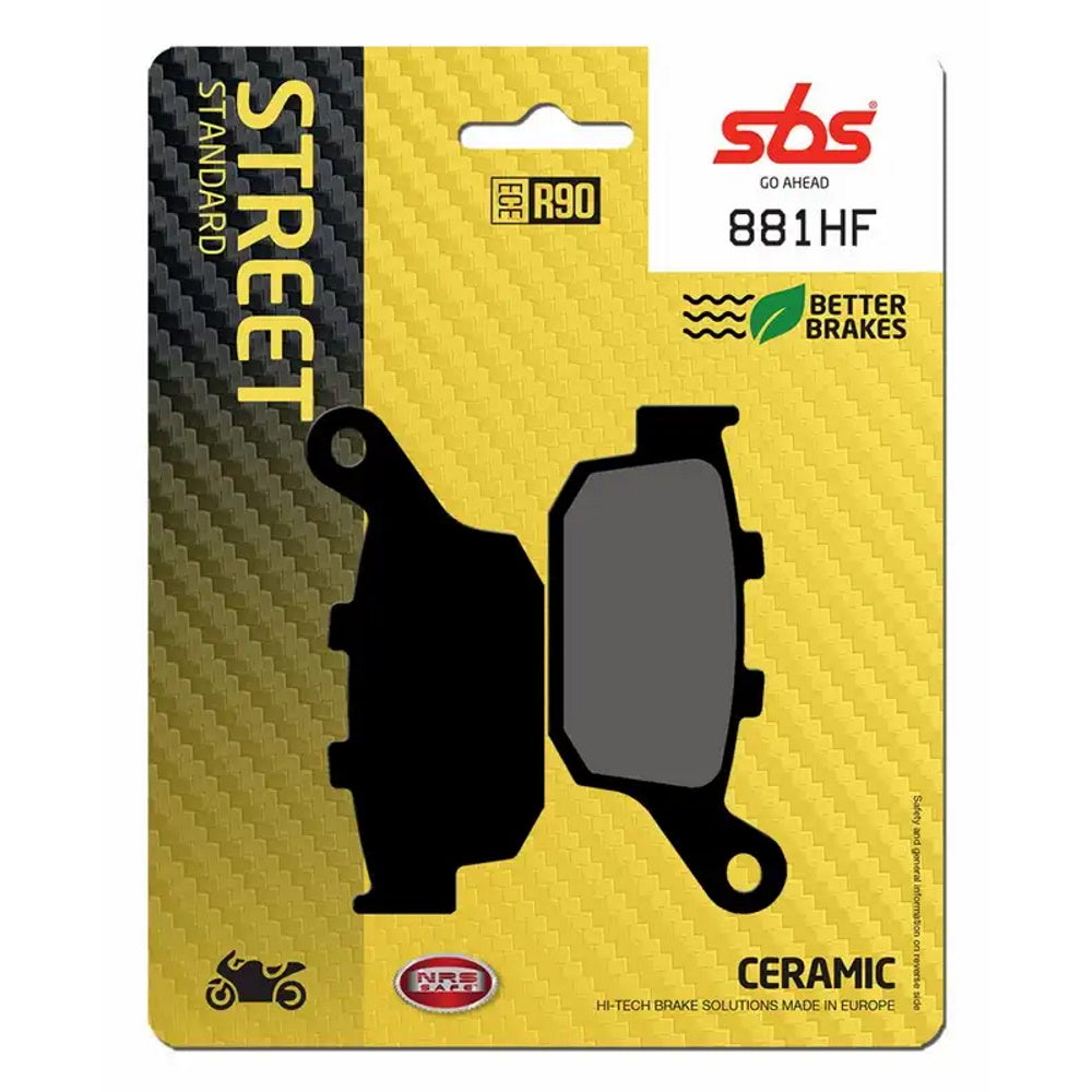 SBS 881HF Brake Pads Organic