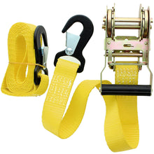 Auto Tightening Compact SuperTieDown 1.5in x 8ft Strap With Flat Snap Hook
