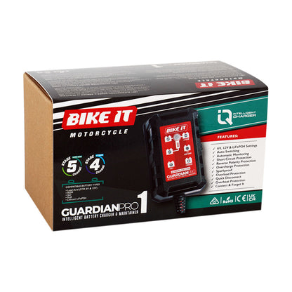 Bike-It Guardian Pro 1 Battery Charger 6/12V