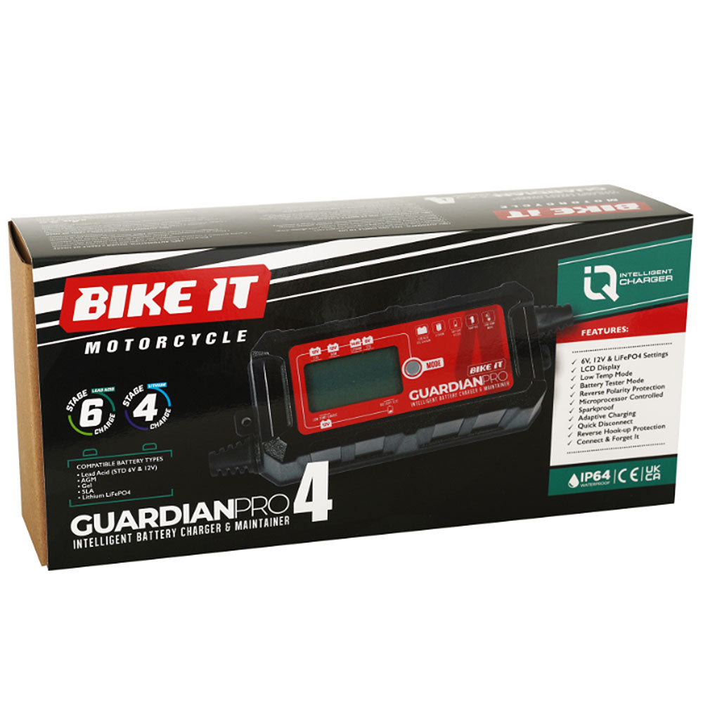 Bike-It Guardian Pro 4 Battery Charger 6/12/14.4V