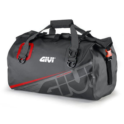 Givi EA115 GR Motorcycle Dry Bag 100% Waterproof Luggage LTR Grey & Red