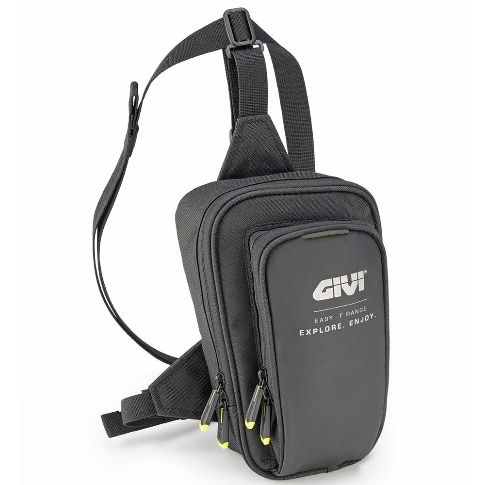 Givi EA140B XL Adjustable Leg Motorcycle Rider Accessory Wallet Bag - Black