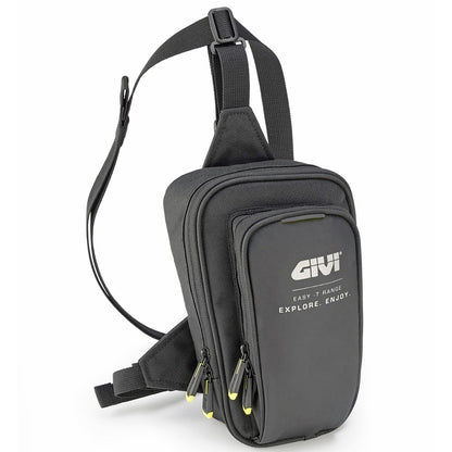 Givi EA140B XL Adjustable Leg Motorcycle Rider Accessory Wallet Bag - Black
