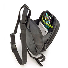 Givi EA140B XL Adjustable Leg Motorcycle Rider Accessory Wallet Bag - Black