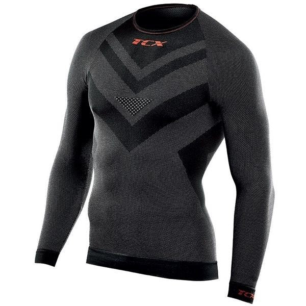 TCX Base Layer Roundneck Long Sleeve Black XS/Small Top