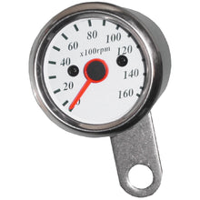 Tacho 48mm 1:4 White Face With Stainless Body Speedo