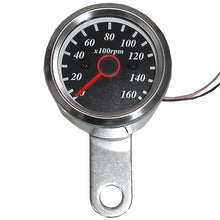 Tacho 48mm 1:4 Black Face With Stainless Body