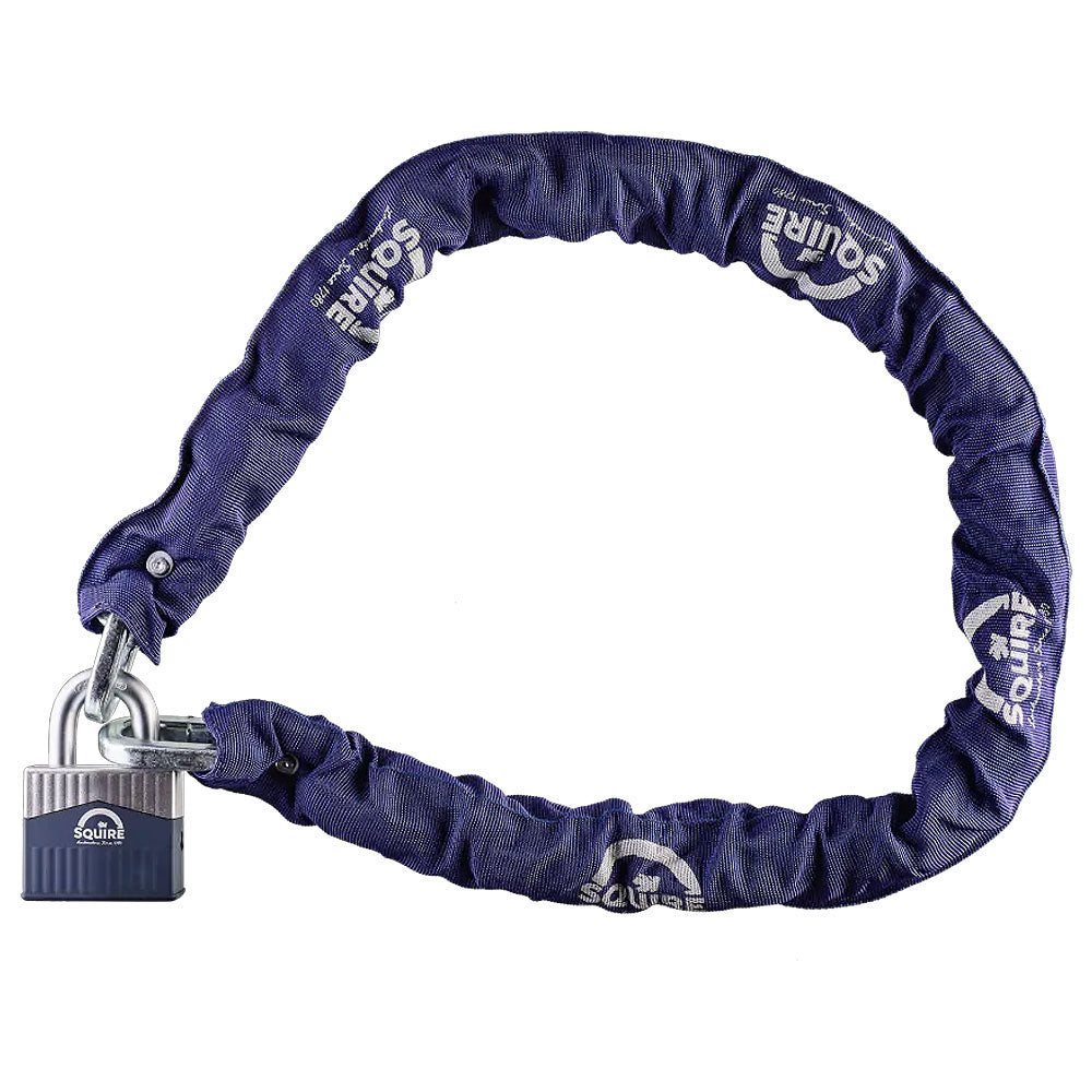 Squire Warrior Max 10mm Chain & 65mm Padlock