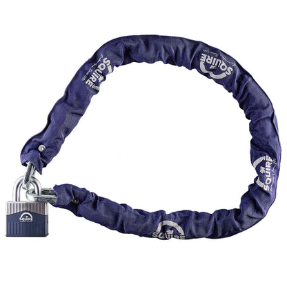 Squire Warrior Max 10mm Chain & 65mm Padlock