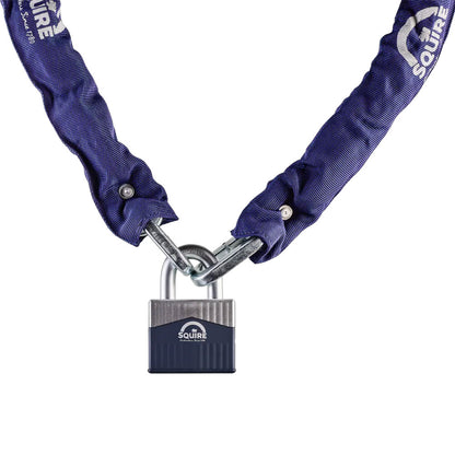 Squire Warrior Max 10mm Chain & 65mm Padlock
