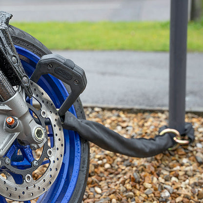 Hiplok DXXL All Black Loop Chain And Lock - Gold Rated
