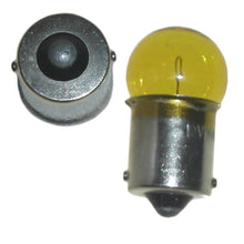 12v 10w BA15S 18mm Amber Bulb