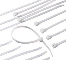 200mmx3.6mm Cable Ties White 100pk
