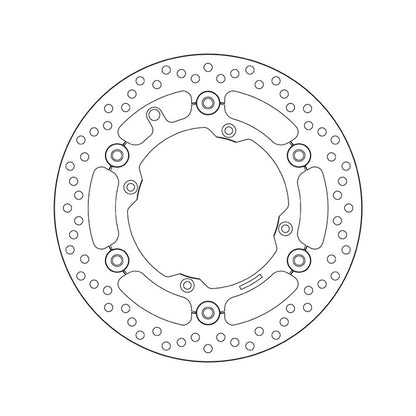 78B40814 Brembo Floating Front Brake Disc