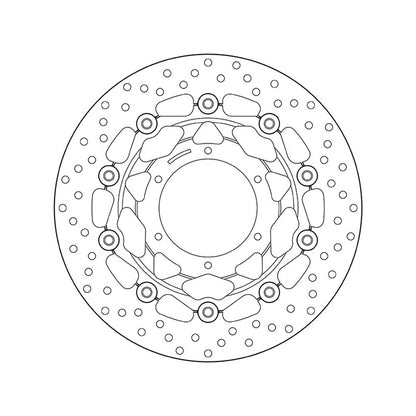78B40823 Brembo Floating Front Brake Disc