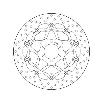 78B40826 Brembo Floating Front Brake Disc