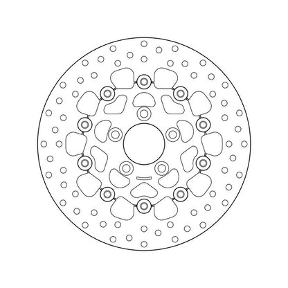 78B40828 Brembo Floating Rear Brake Disc