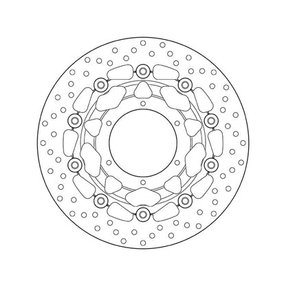 78B40838 Brembo Floating Front Brake Disc