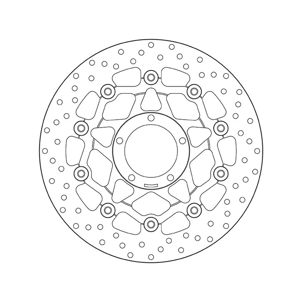 78B40845 Brembo Floating Front Brake Disc
