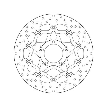 78B40845 Brembo Floating Front Brake Disc