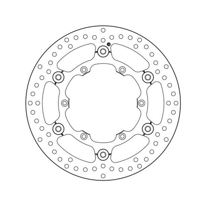 78B40848 Brembo Floating Front Brake Disc