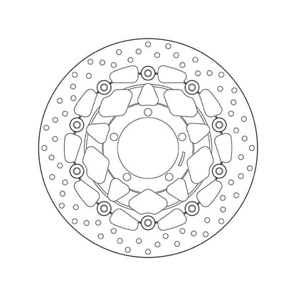 78B40862 Brembo Floating Front Brake Disc