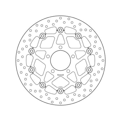 78B40865 Brembo Floating Front Brake Disc