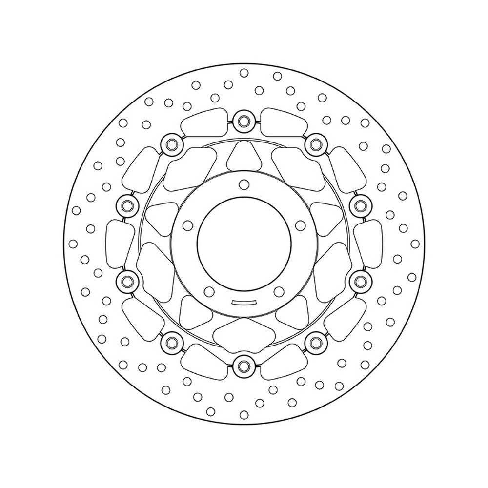 78B40868 Brembo Floating Front Brake Disc