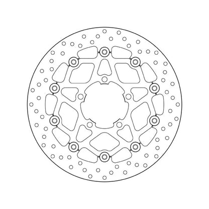 78B40869 Brembo Floating Front Brake Disc
