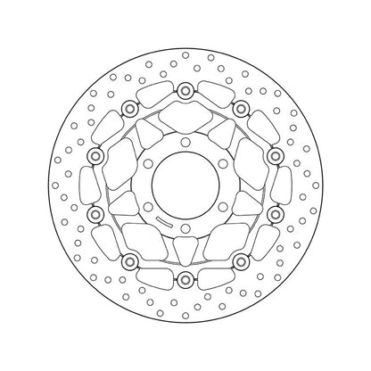 78B40874 Brembo Floating Front Brake Disc