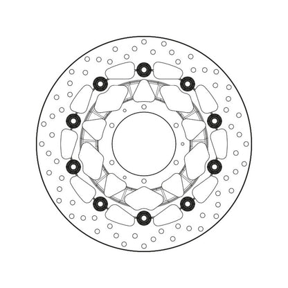 78B40876 Brembo Floating Front Brake Disc