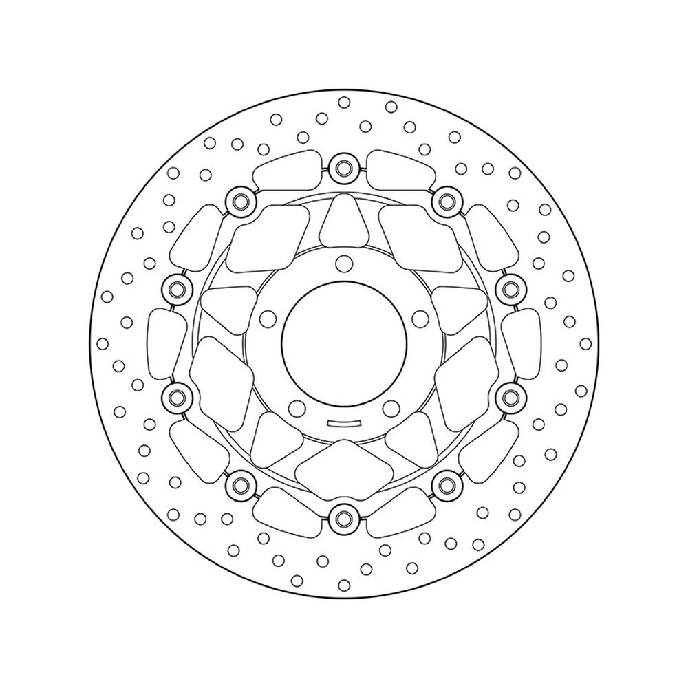 78B40881 Brembo Floating Front Brake Disc