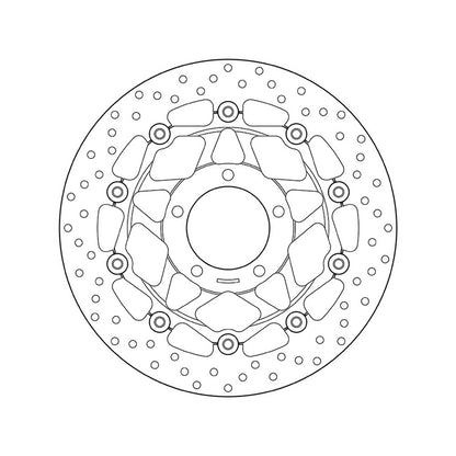78B40881 Brembo Floating Front Brake Disc