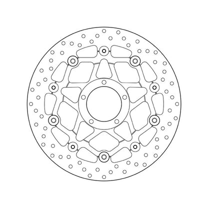 78B40886 Brembo Floating Front Brake Disc