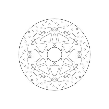 78B40888 Brembo Floating Front Brake Disc