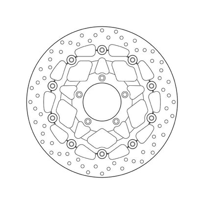 78B40889 Brembo Floating Front Brake Disc
