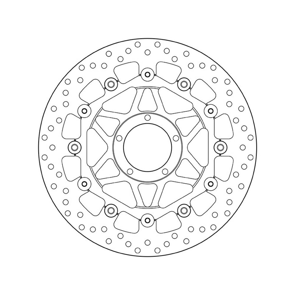 78B40890 Brembo Floating Front Brake Disc